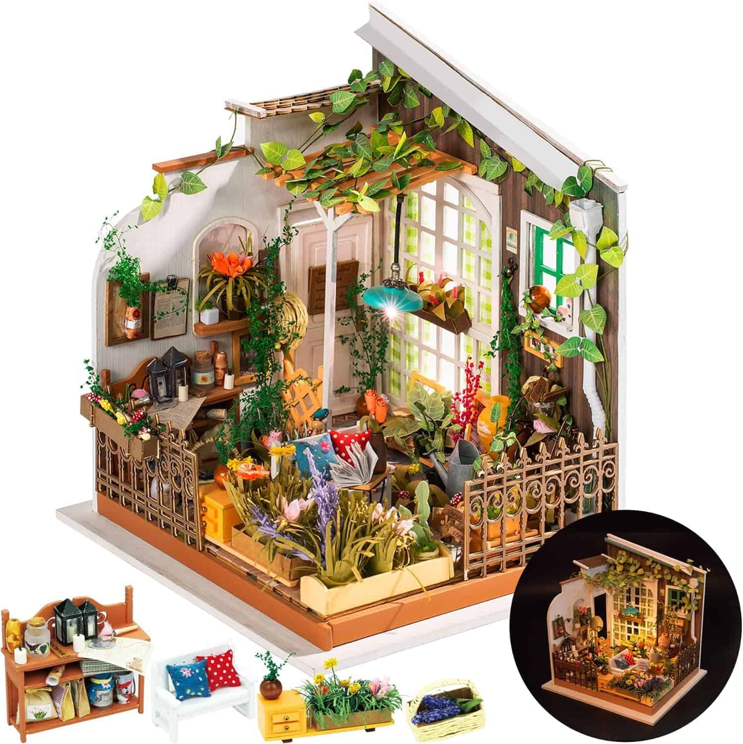 Kit de Casa en Miniatura Rolife Miller's Garden, Kit de