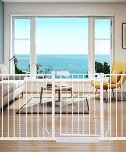 ALLAIBB Puerta de Seguridad para Bebés con Cierre