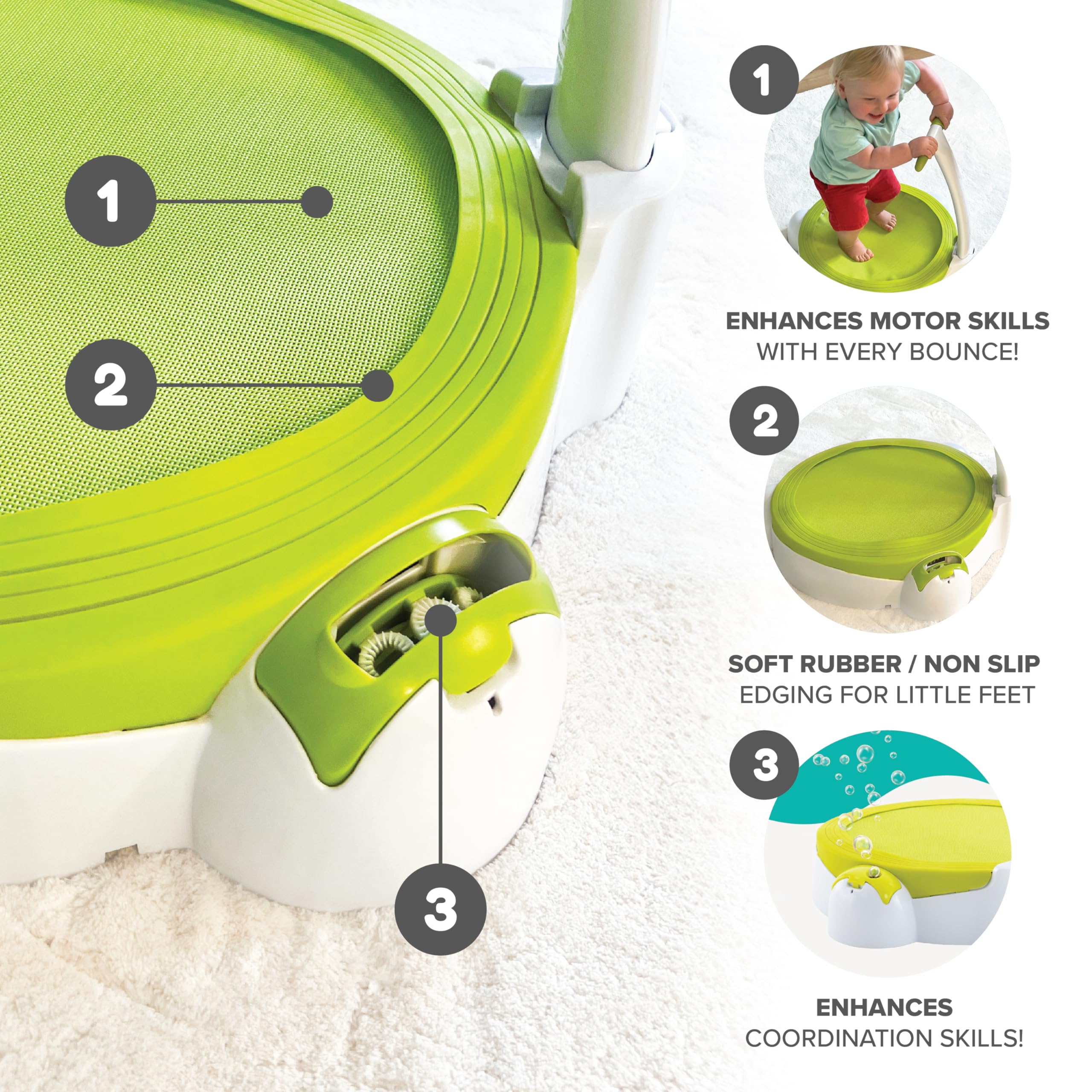 TP Toys, Mini Trampolín Bubble Bouncer para Edades de 1-2 | - Imagen 5