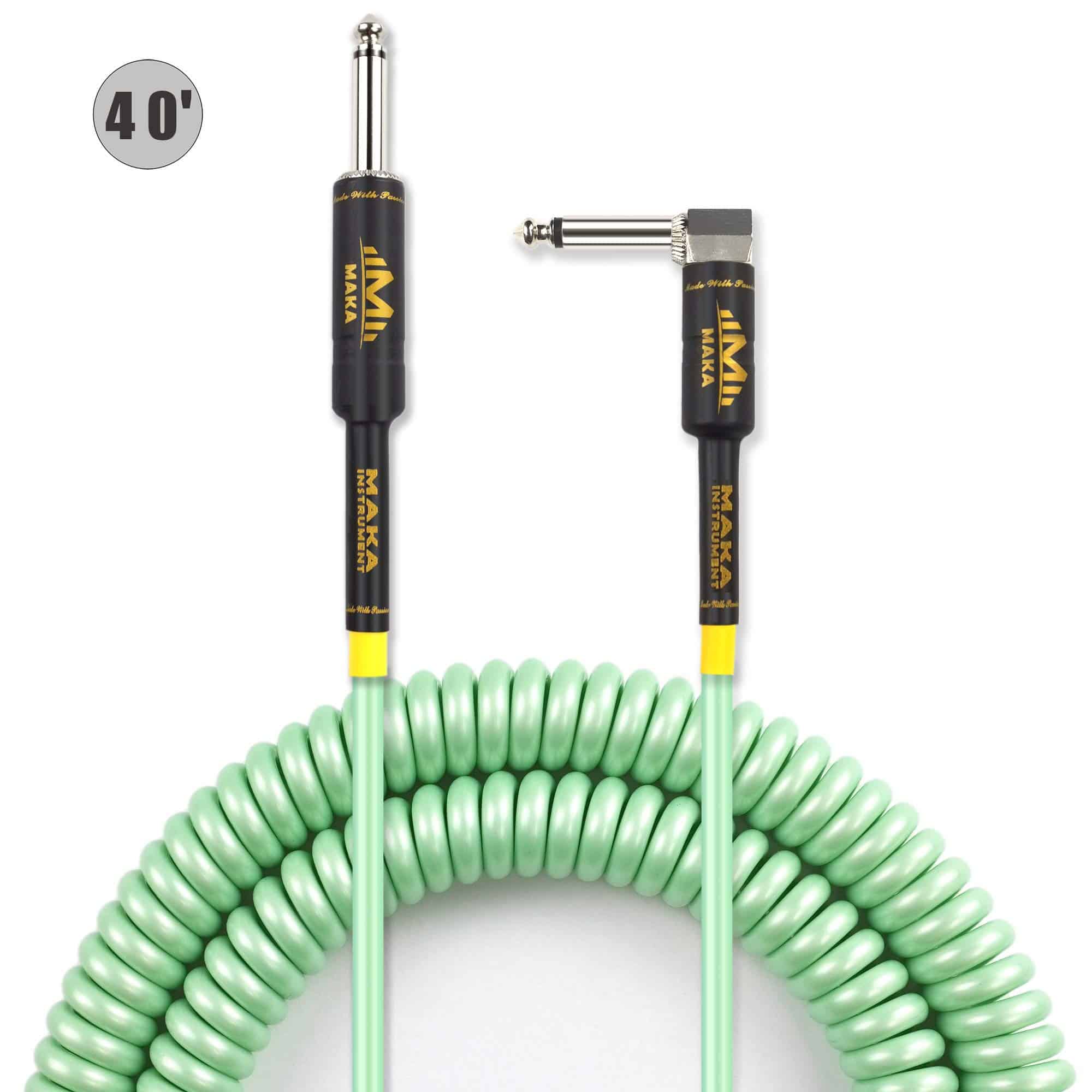 Cable de Bobina de Guitarra Premium M MAKA 40 Pies, Cable - Imagen 3