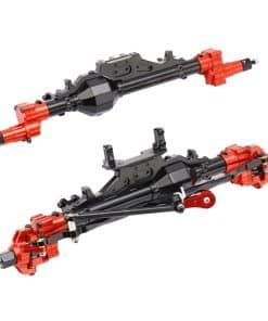 Eje delantero y trasero de portales de aluminio para 1/10