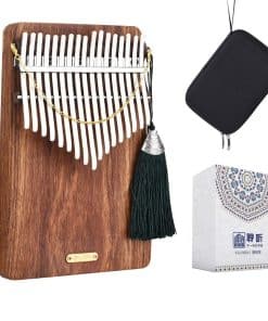 Kalimba LingTing 17 teclas Piano de Pulgar Mbira Piano de