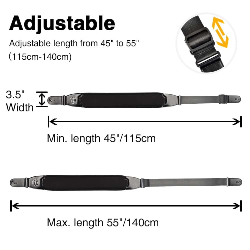 Correas de Guitarra LEKATO para Guitarra Eléctrica Bajo, - Imagen 4