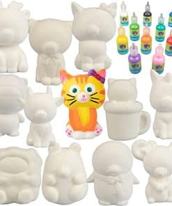 Paquete Combo de SCS Direct DIY Jumbo Animal Squishies 3.5"