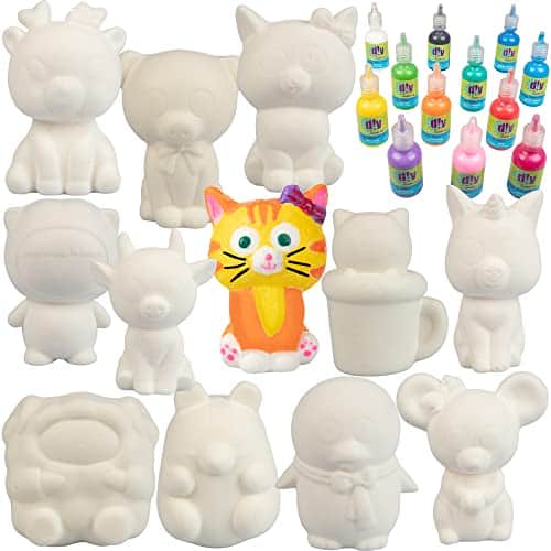 Paquete Combo de SCS Direct DIY Jumbo Animal Squishies 3.5"