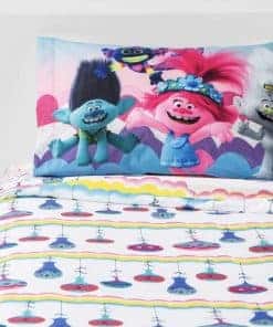 Juego de sábanas gemelas Franco Manufacturing Trolls World