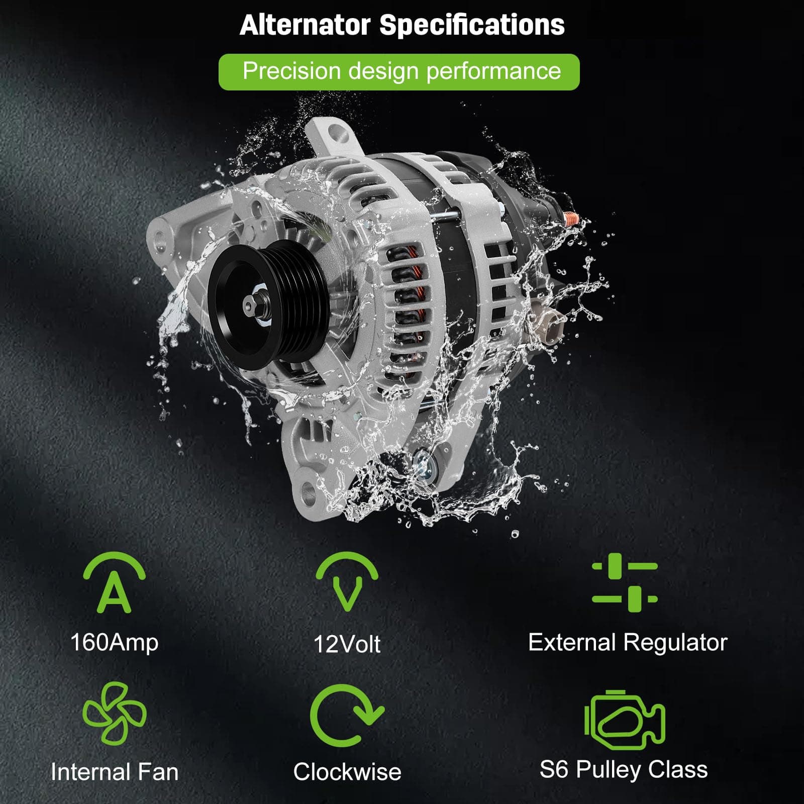 Nuevo alternador SCITOO para Jeep Grand Cherokee 2005 5.7L - Imagen 4