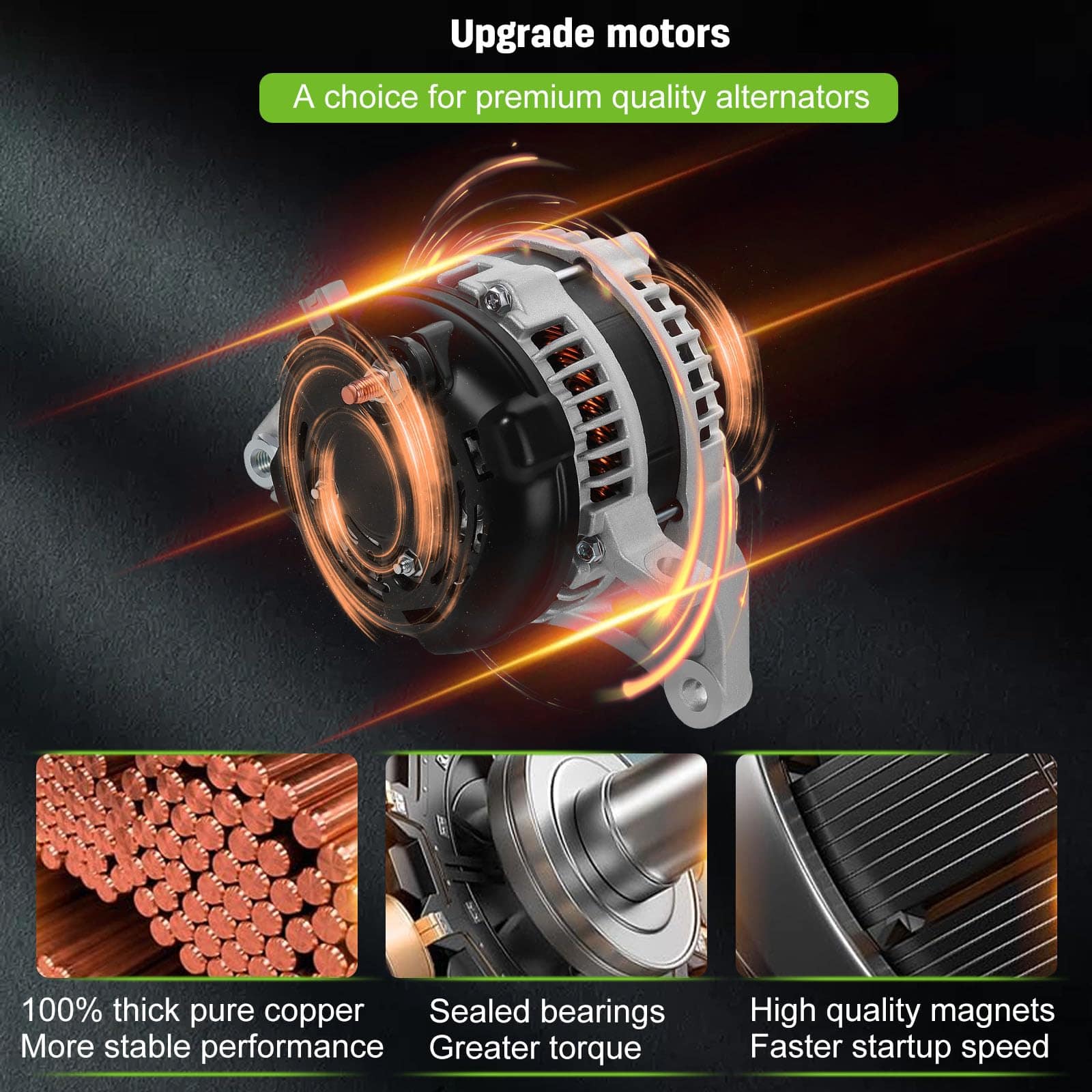 Nuevo alternador SCITOO para Jeep Grand Cherokee 2005 5.7L - Imagen 6