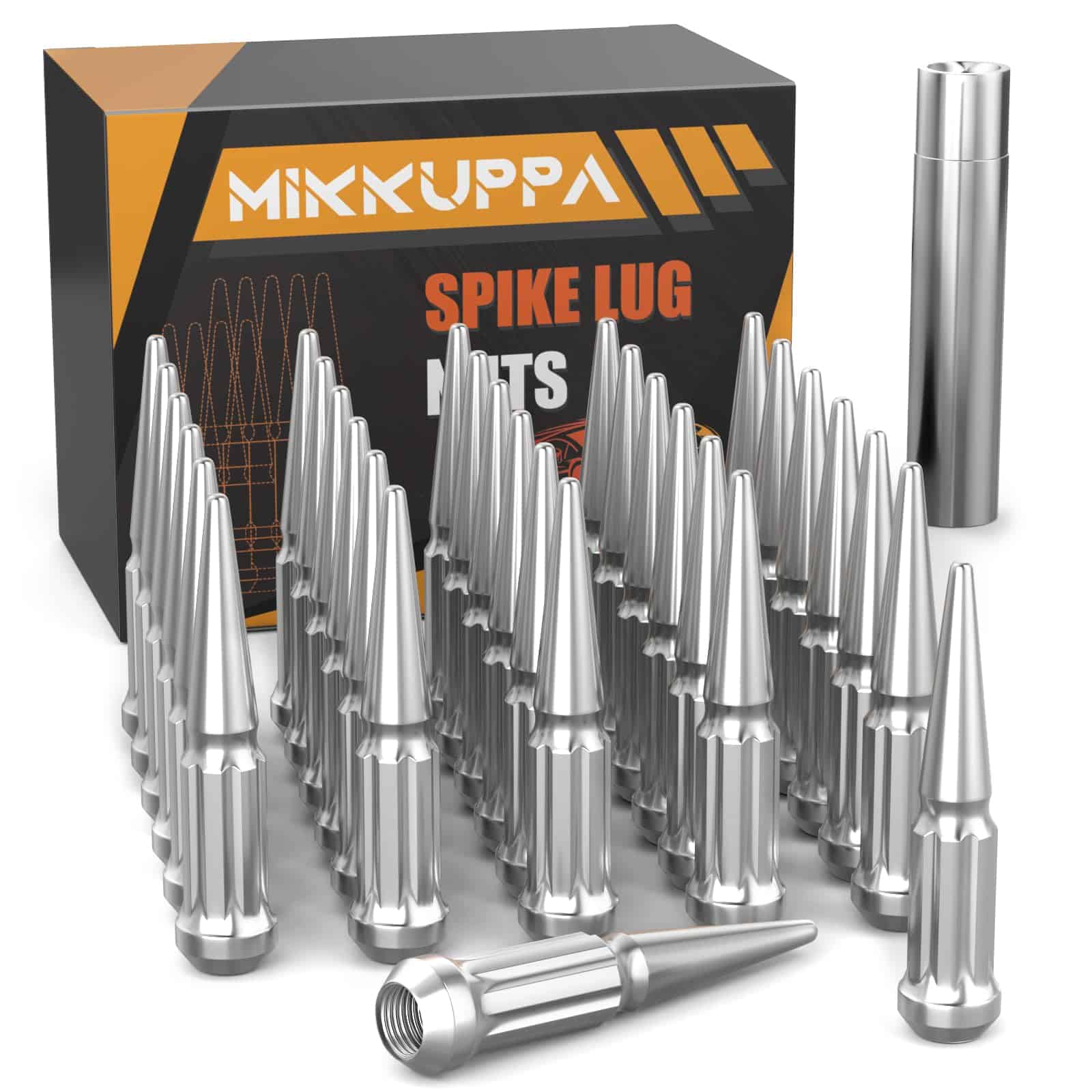 MIKKUPPA Tuerca de seguridad de rueda Spike M14x1.5 - 32pcs