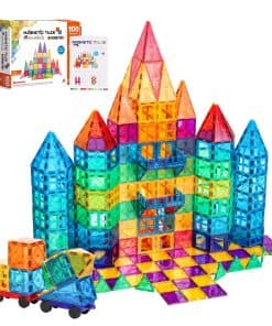Bloques Magnéticos, 100 Piezas Bloques Magnéticos para