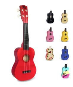 Ukulele Soprano CB Sky 21"/53cm para -Rojo