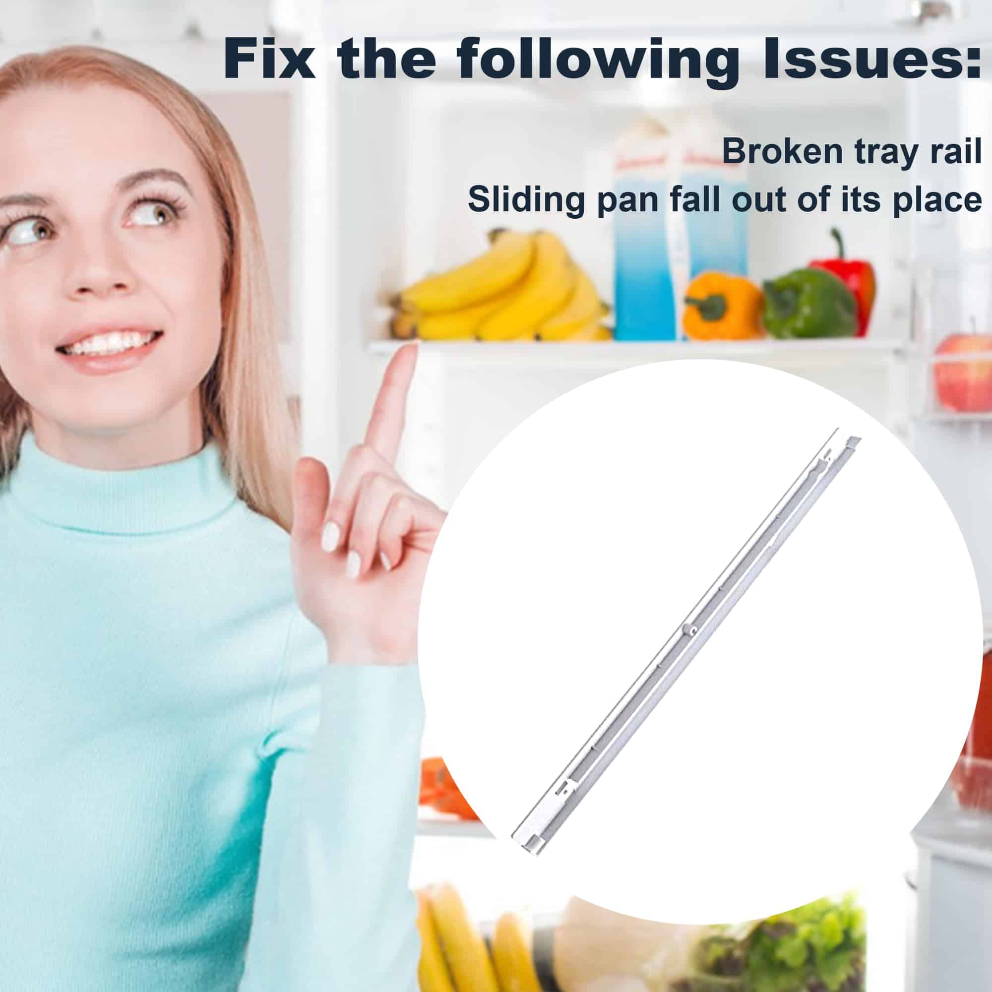 Romalon 240530701 Soporte para bandeja de carne (derecha) - Imagen 8