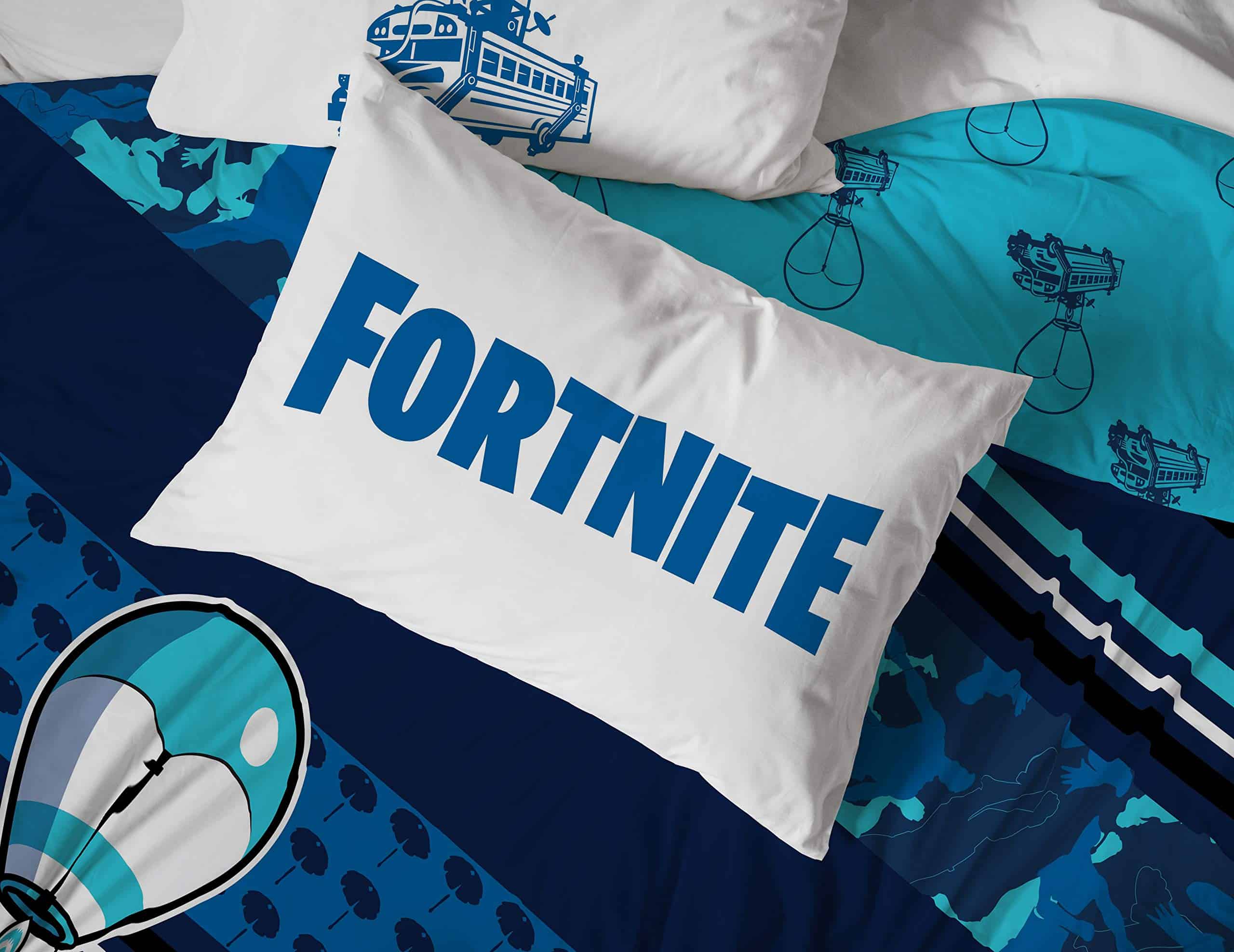 Jay Franco Fortnite Battle Bus Juego de Cama Completo de 7 - Imagen 6