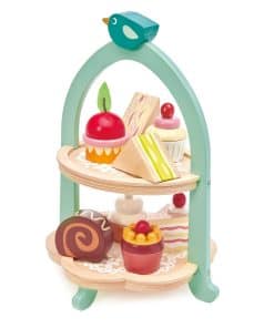 Tender Leaf Toys - Mini Chef Birdie Afternoon Tea Stand -