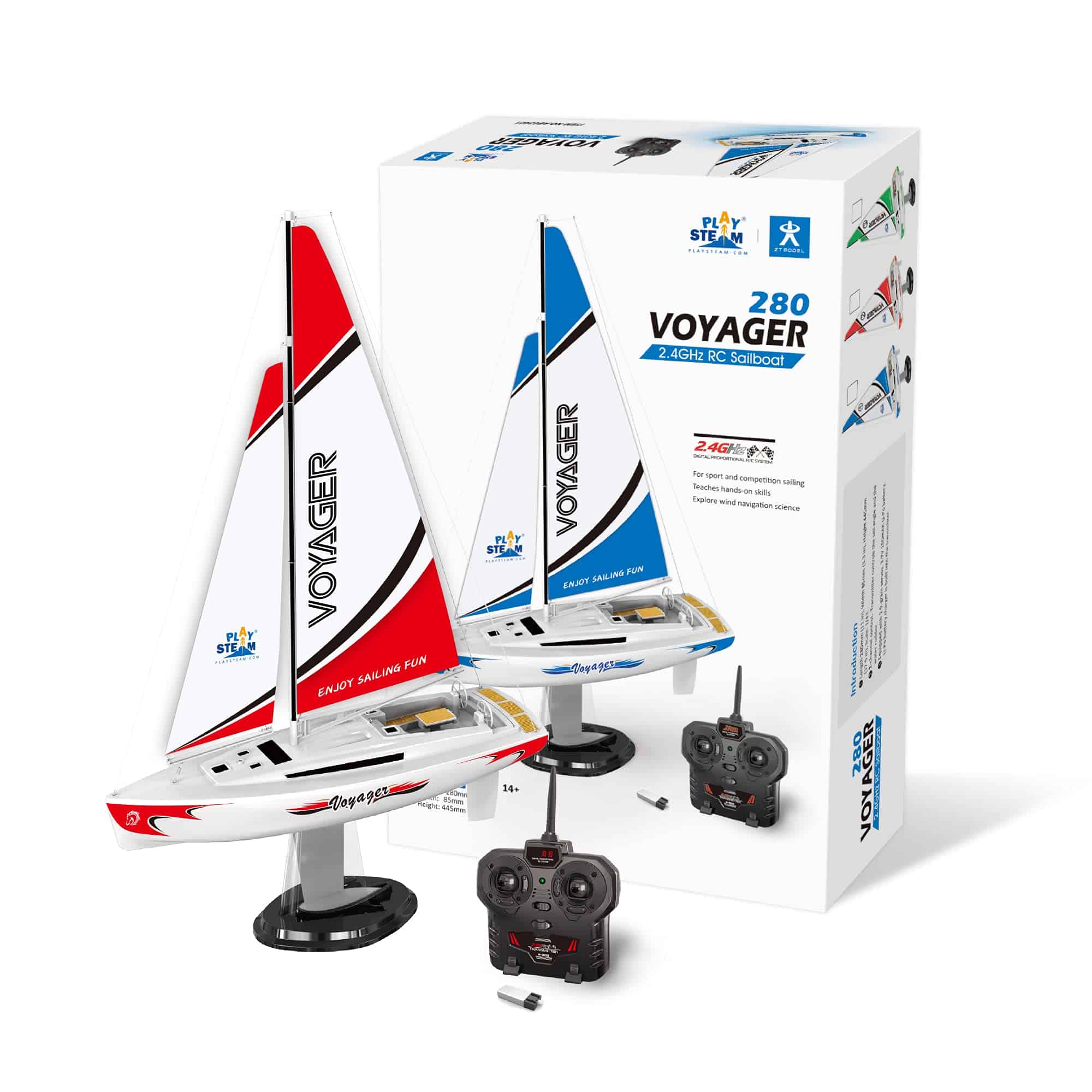 Velero Controlado por Control Remoto PLAYSTEAM Voyager 280