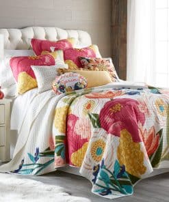 Set de Colcha Levtex Home - Grandiflora - Colcha Full/Queen