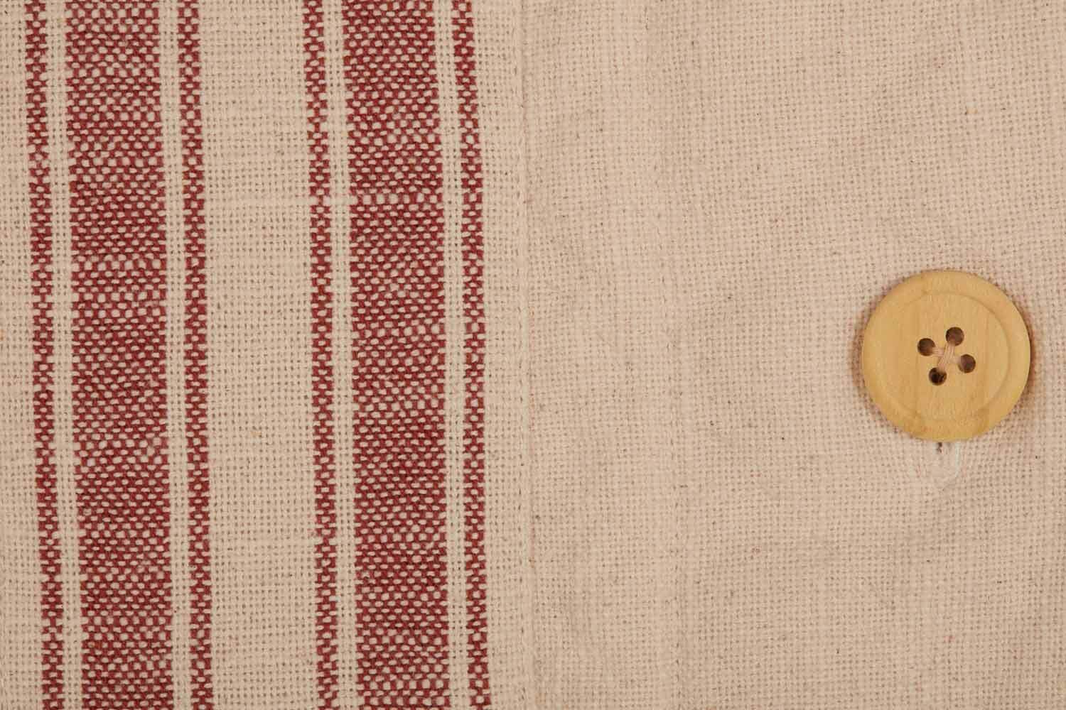 Funda de Almohada Roja King Piper Classics Market Place, - Imagen 5