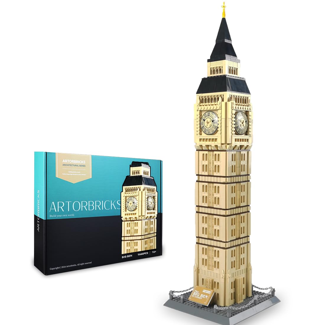ArtorBricks Architectural Big Ben Juego de Construcción