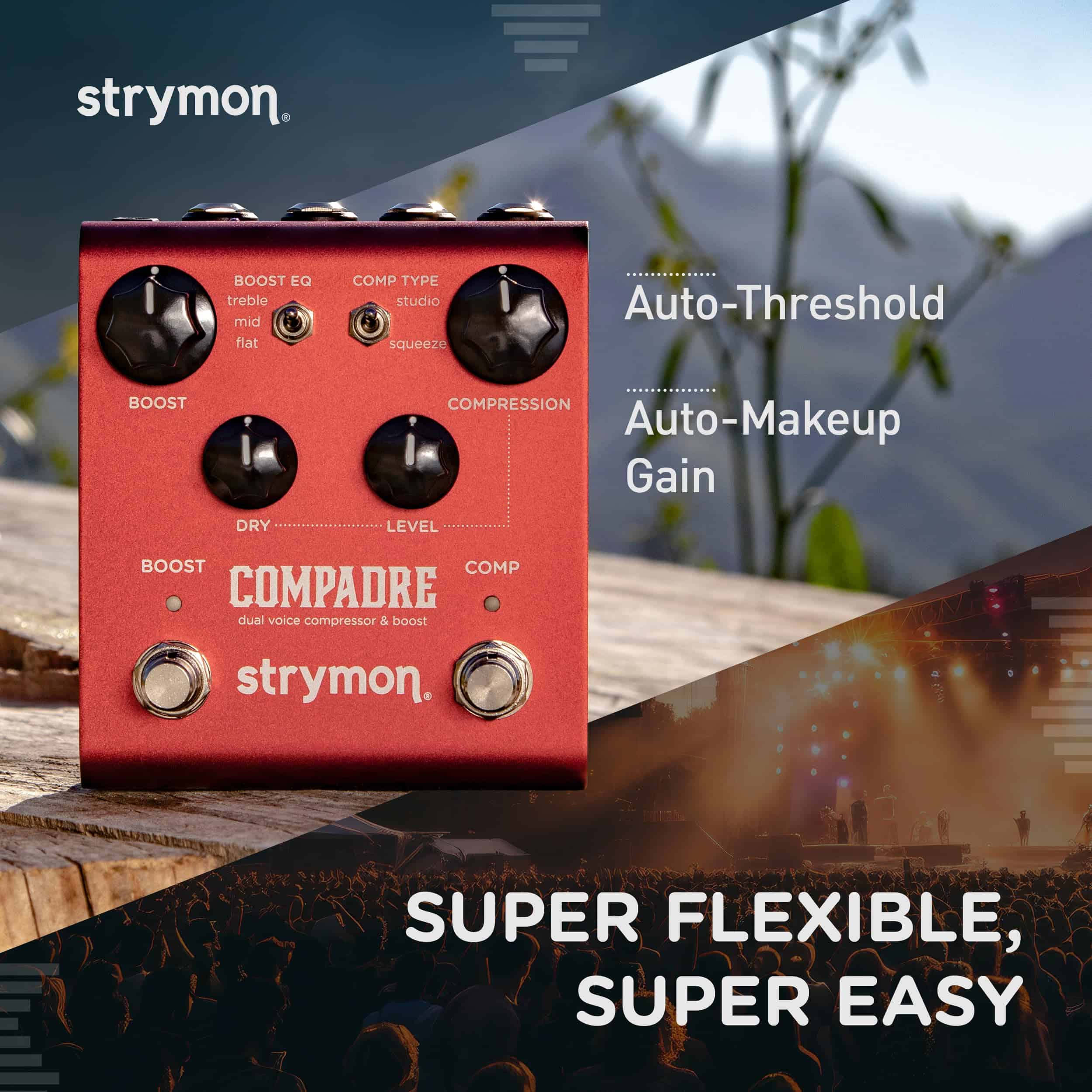 Pedal de Efectos de Guitarra Strymon Compadre Dual Voice - Imagen 6