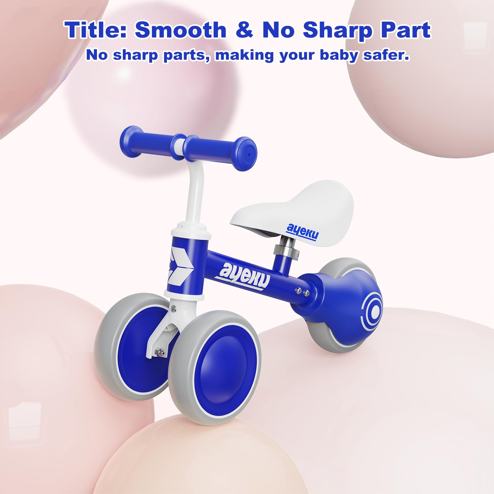 Bicicleta de Equilibrio AyeKu para Bebé Regalos para Niño - Imagen 8