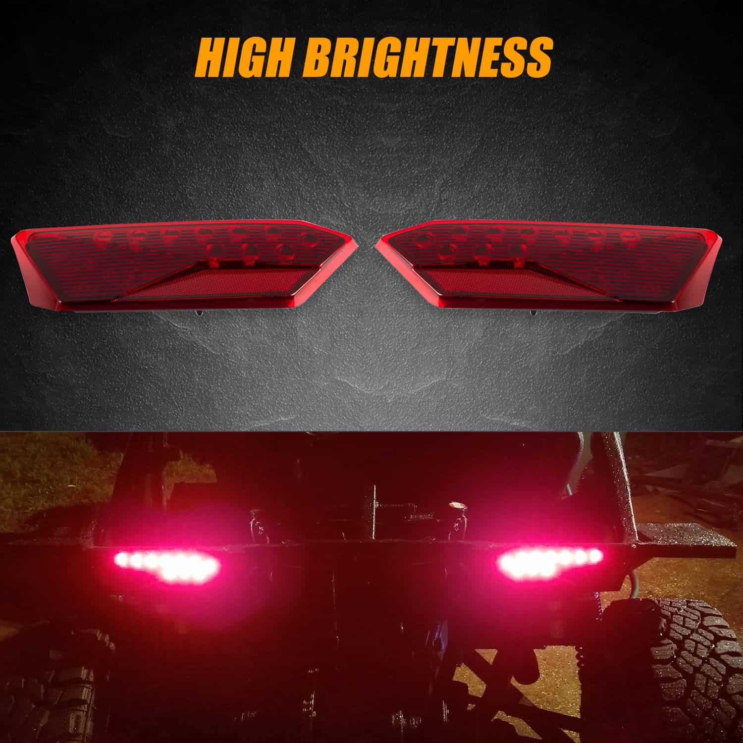 RANSOTO Luz Trasera LED Compatible con Polaris RZR 900 RZR - Imagen 4