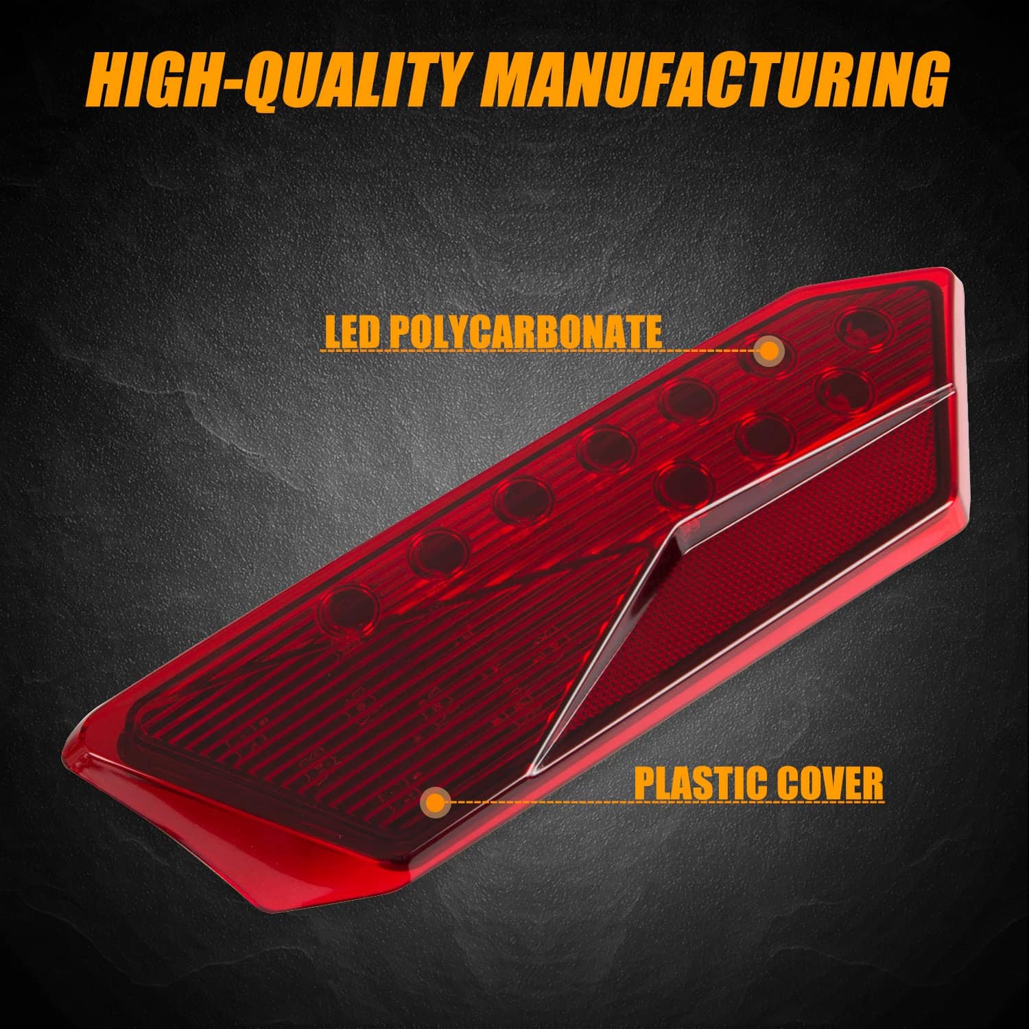 RANSOTO Luz Trasera LED Compatible con Polaris RZR 900 RZR - Imagen 5