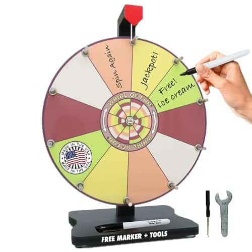 Rueda de la Fortuna de 12 Pulgadas - Rueda Giratoria para