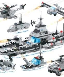 Set de Bloques de Construcción de la Ciudad Policía con 796