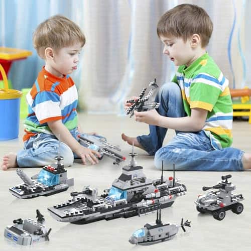 Set de Bloques de Construcción de la Ciudad Policía con 796 - Imagen 8