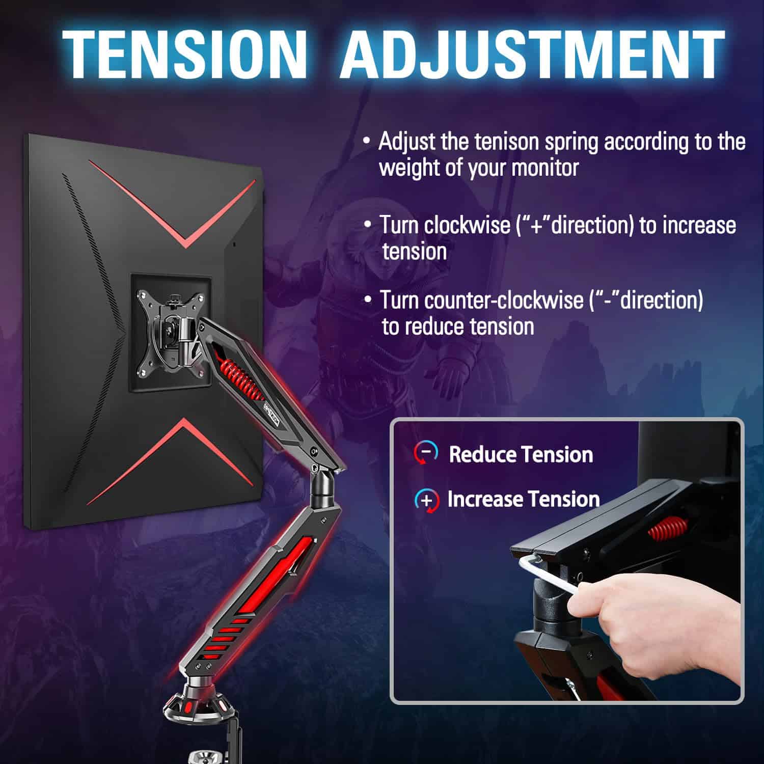 Soporte de Monitor para Juegos MOUNT PRO - Soporte de - Imagen 8