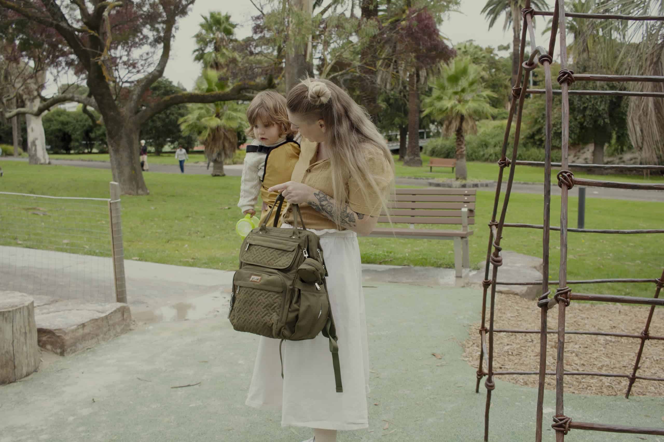 Mochila para pañales BabbleRoo - Tote - Bolso de pañales - Imagen 9