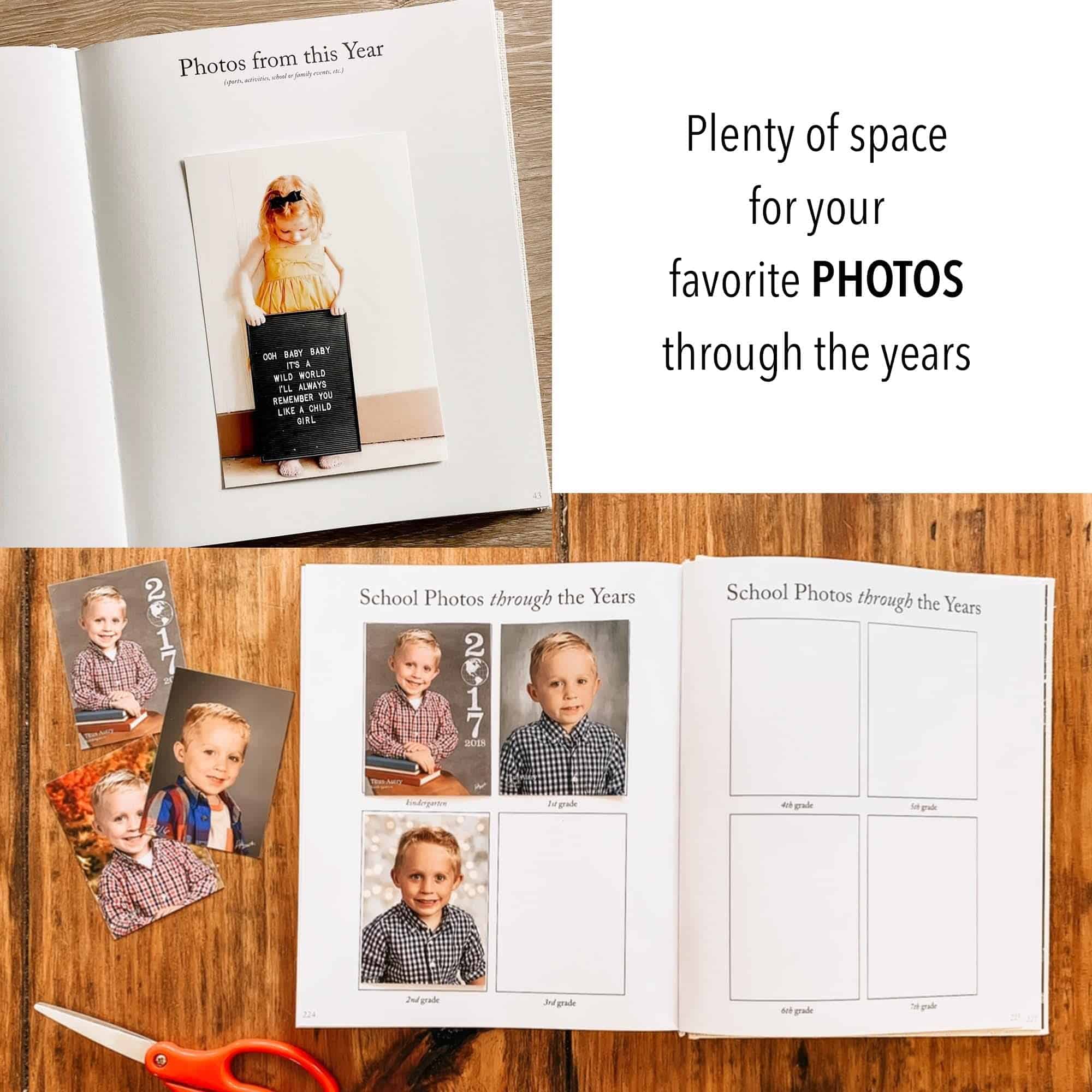 Libro de recuerdos para bebé - Libro de recuerdos de la - Imagen 4