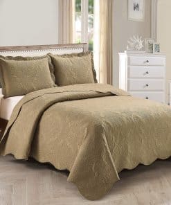 Juego de Colcha Over Size Colección Home, Vintage Elegante