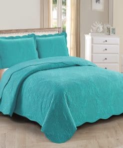 Set de Colcha Home Collection, Tamaño Grande, Diseño Floral