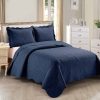Juego de Colcha Home Collection, Tamaño -Azul Marino