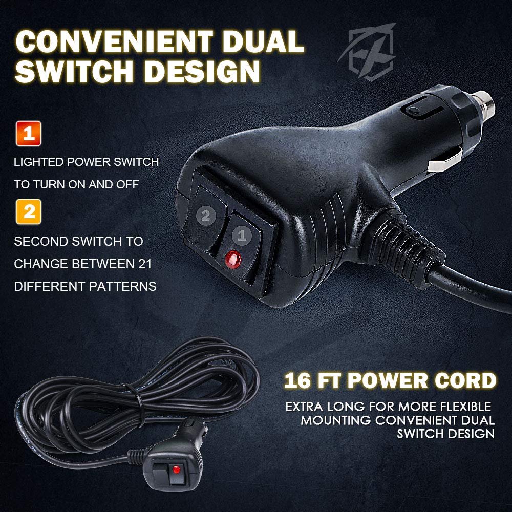 Barra de luces intermitentes de advertencia de peligro de - Imagen 7