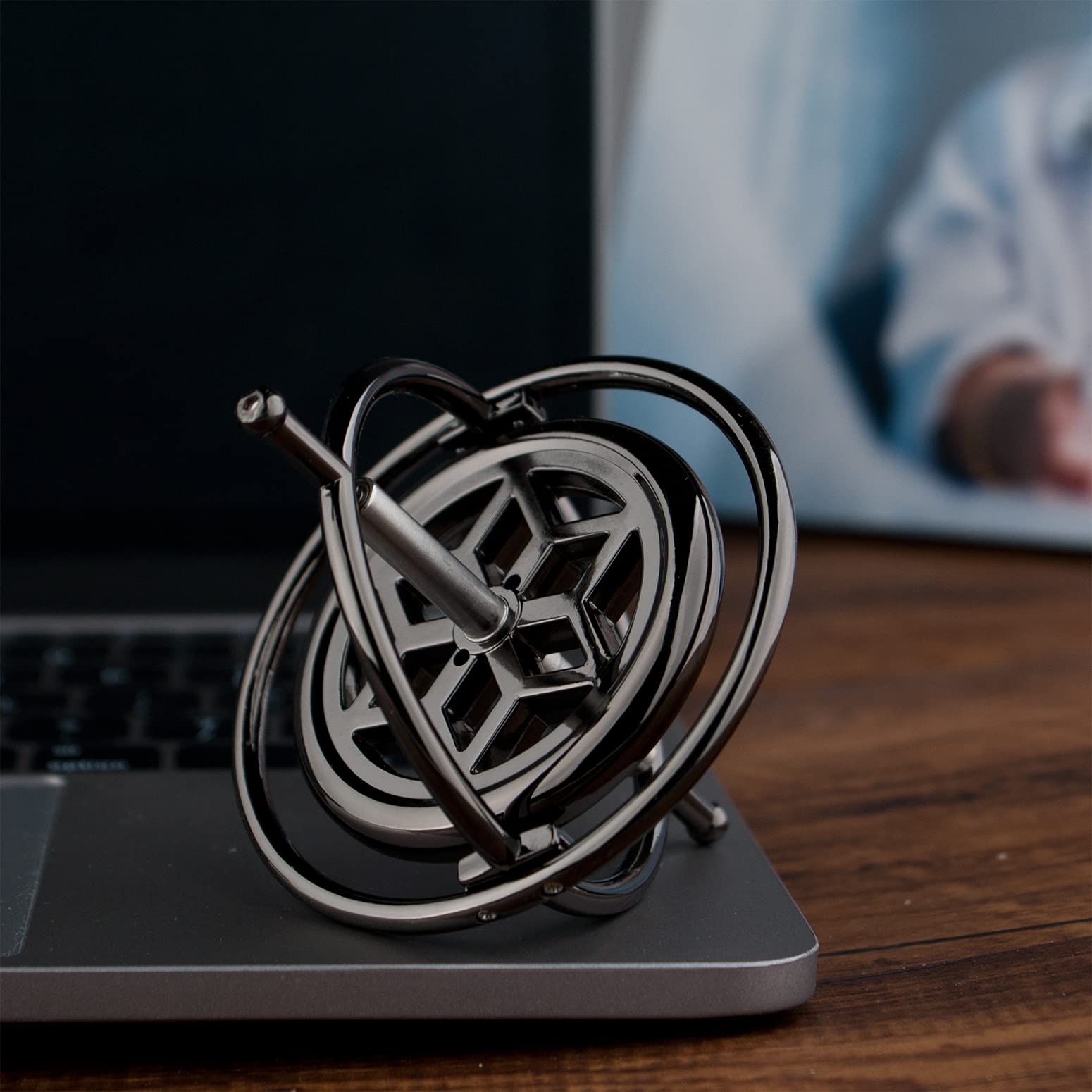 DjuiinoStar Premium Gyroscope: Resistente y -Negro - Imagen 4