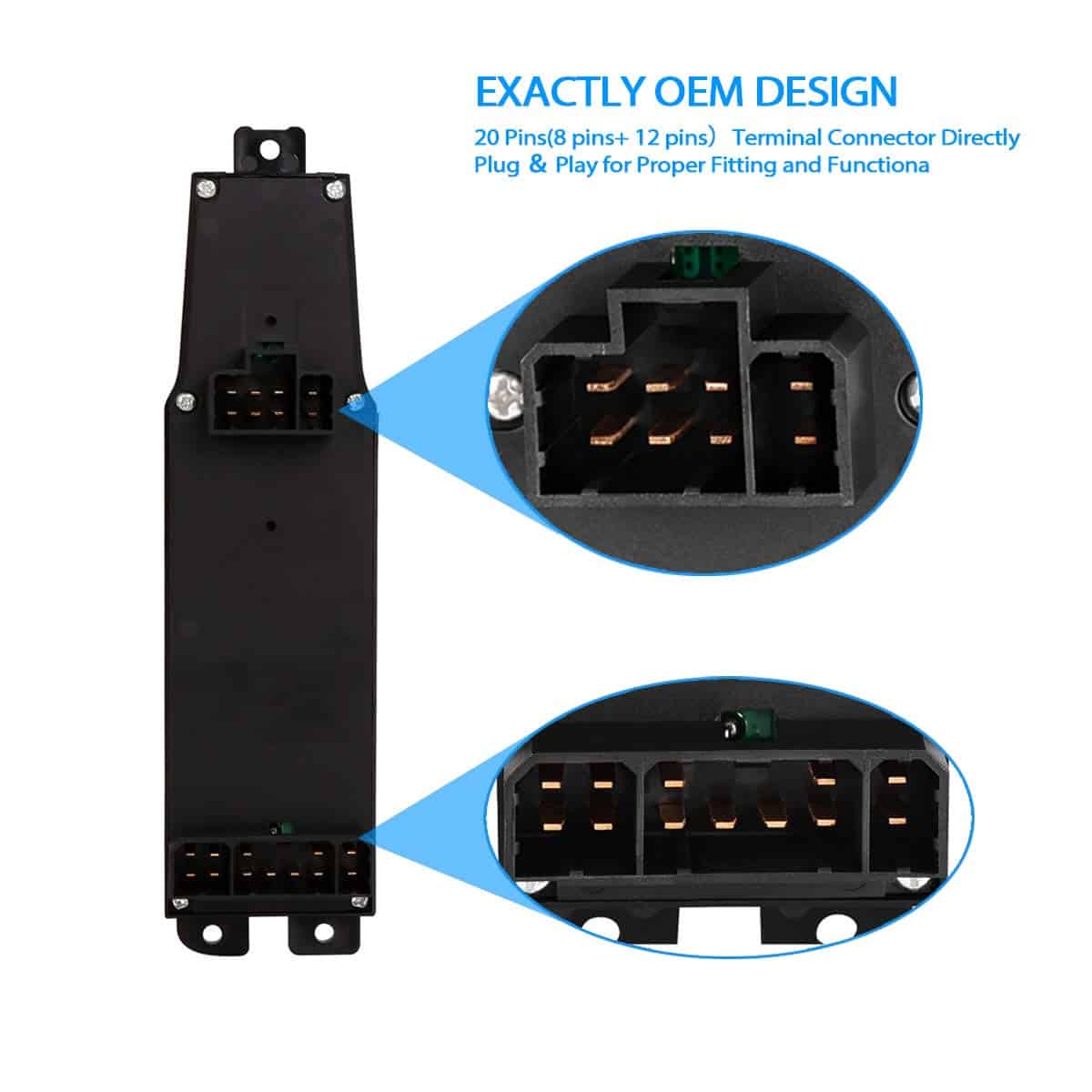 Interruptor de ventana eléctrico para conductor y pasajero - Imagen 5