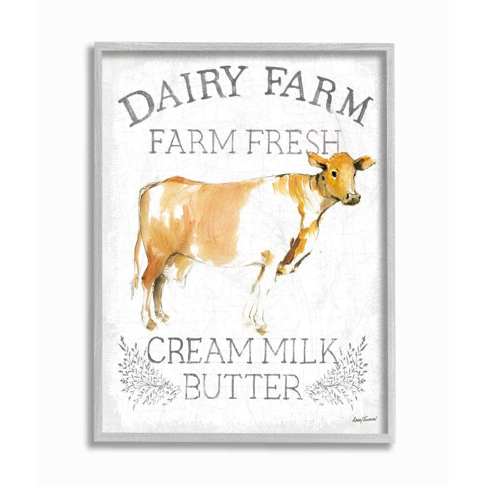 Stupell Industries Cartel de Estilo Acuarela de Granja de