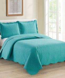 Set de Colcha de 3 piezas tamaño Full/Queen de Lujo con