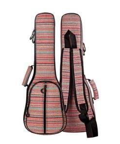 Estuche Bolsa de Ukelele Glenmi Multicolor Bohemio para