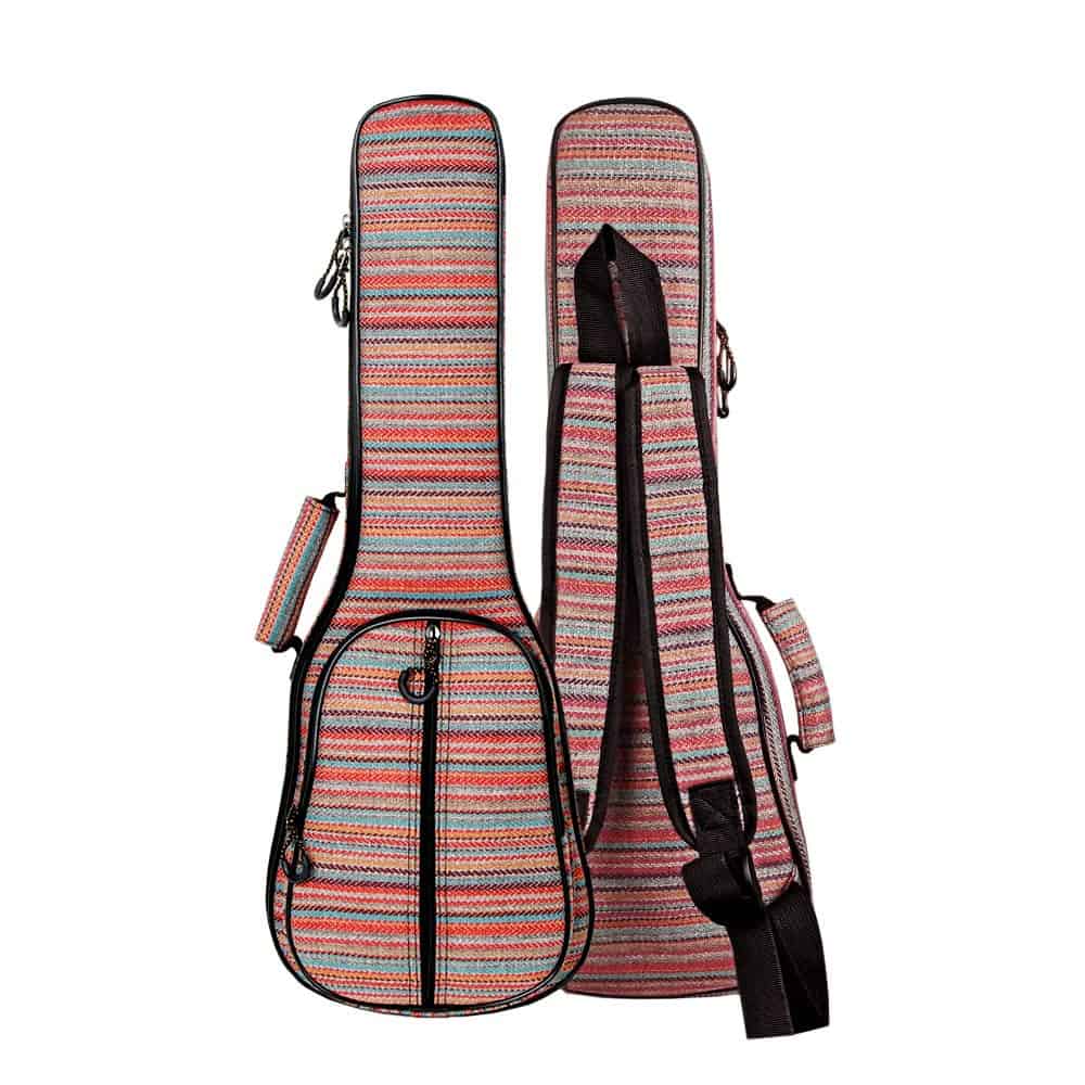 Estuche Bolsa de Ukelele Glenmi Multicolor Bohemio para