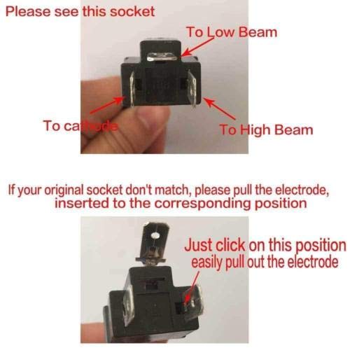 AMUNIESUN 4 PCS Faros de Halo Aprobados por Punto 4x6 - Imagen 8