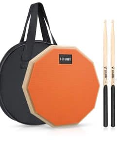 LOLUNUT 12 Pulgadas Almohadilla de Tambor Silenciosa,