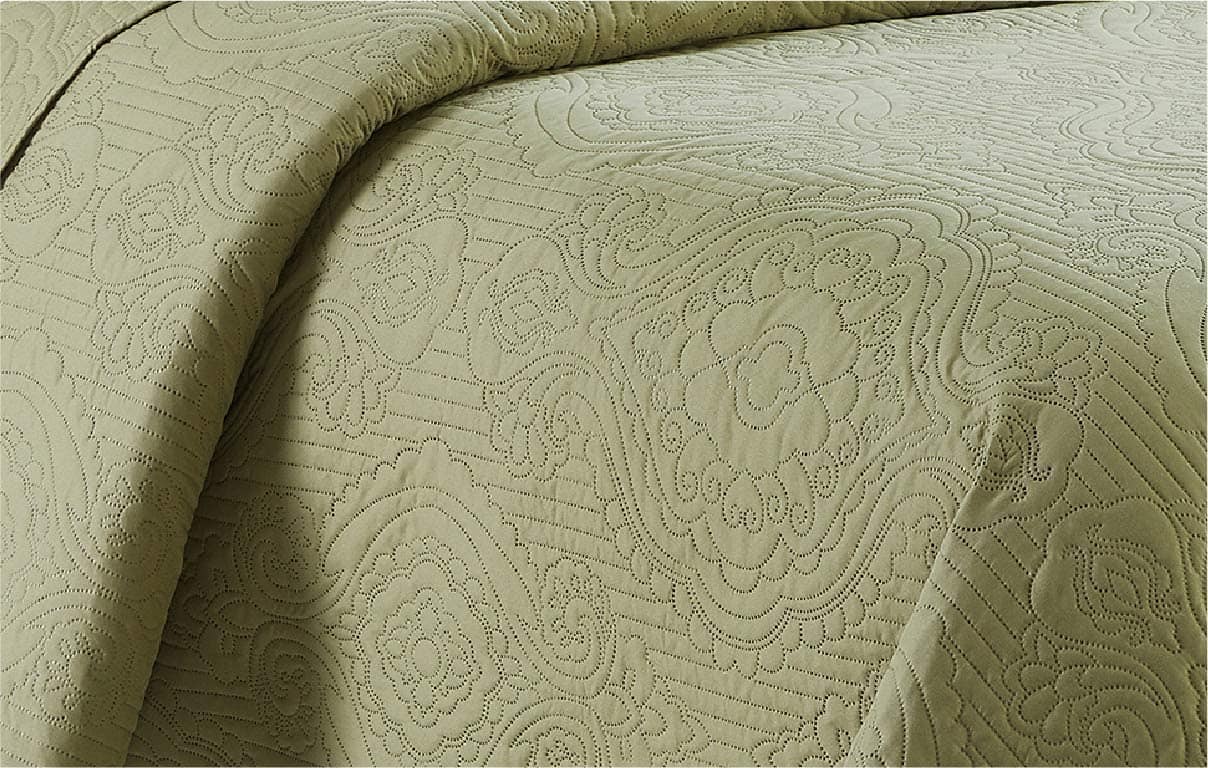 Juego de Colcha de 3 Piezas Tamaño Full/Queen, de Lujo, - Imagen 3