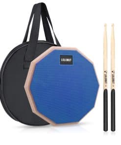 LOLUNUT 12 Pulgadas Silent Drum Pad, Parche de Práctica de