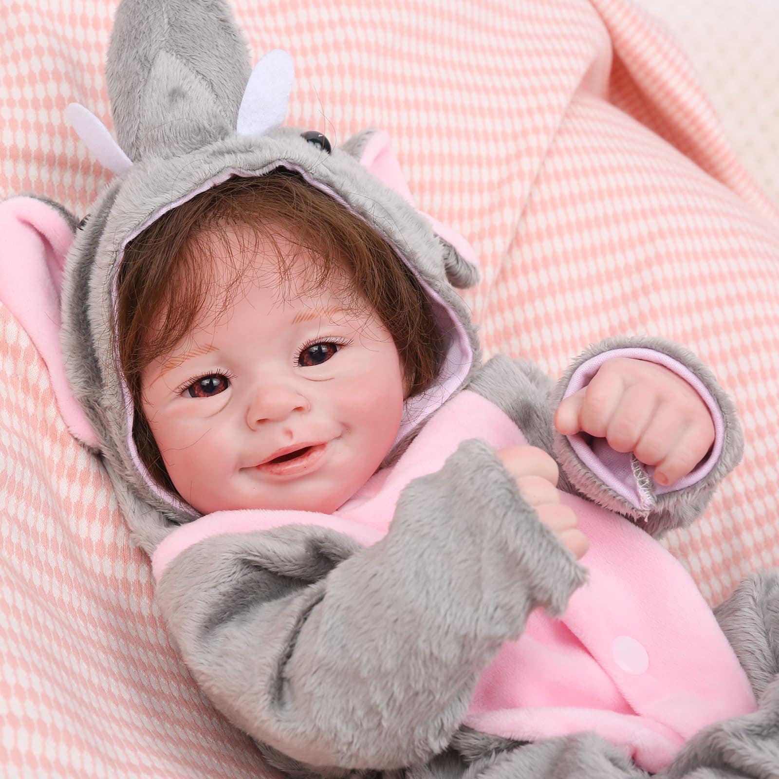 Muñeca Bebé Reborn Realista de Cuerpo Completo de Vinilo de - Imagen 7