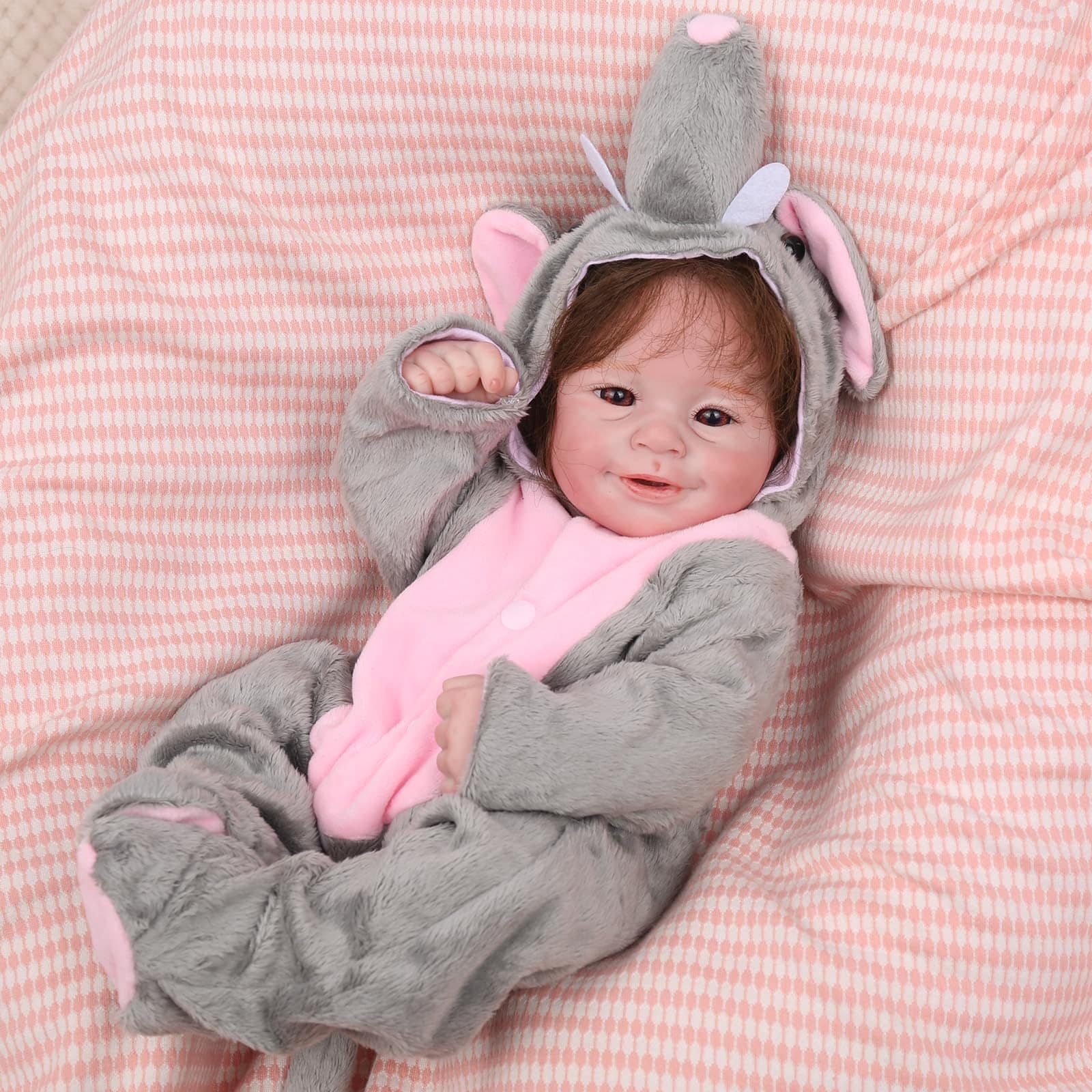 Muñeca Bebé Reborn Realista de Cuerpo Completo de Vinilo de - Imagen 4