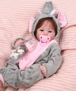 Muñeca Bebé Reborn Realista de Cuerpo Completo de Vinilo de