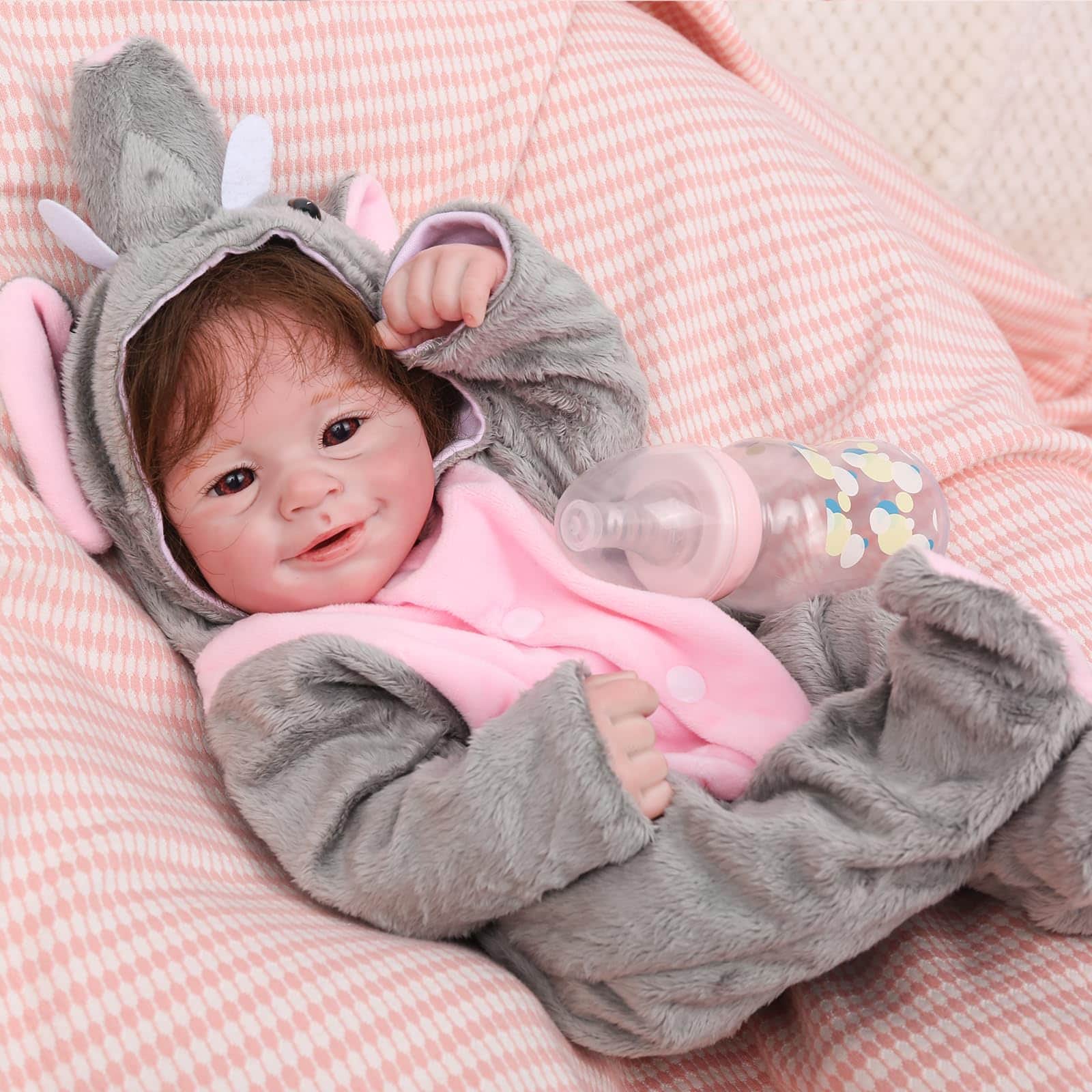 Muñeca Bebé Reborn Realista de Cuerpo Completo de Vinilo de - Imagen 6